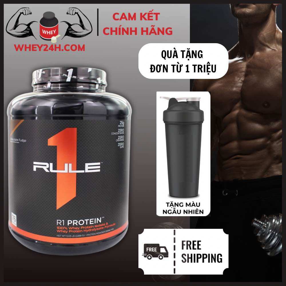 Sữa tăng cơ whey rule 1 protein 2.3 kg
