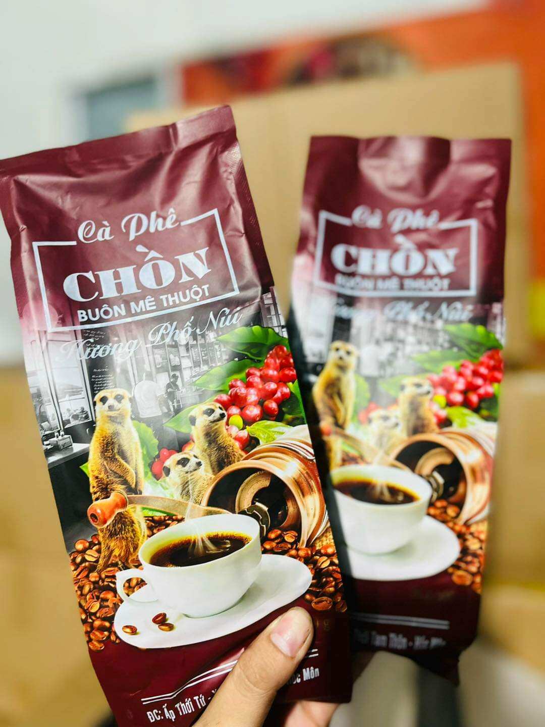 Cà phê chồn Buôn Ma Thuột gói 500