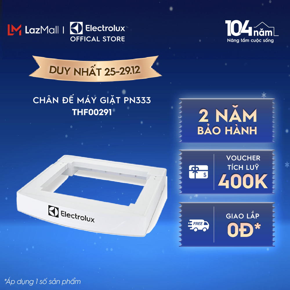 Chân đế máy giặt Electrolux nâng máy lên cao tránh tiếp xúc bề mặt sàn giảm tiếng ồn giảm rung lắc