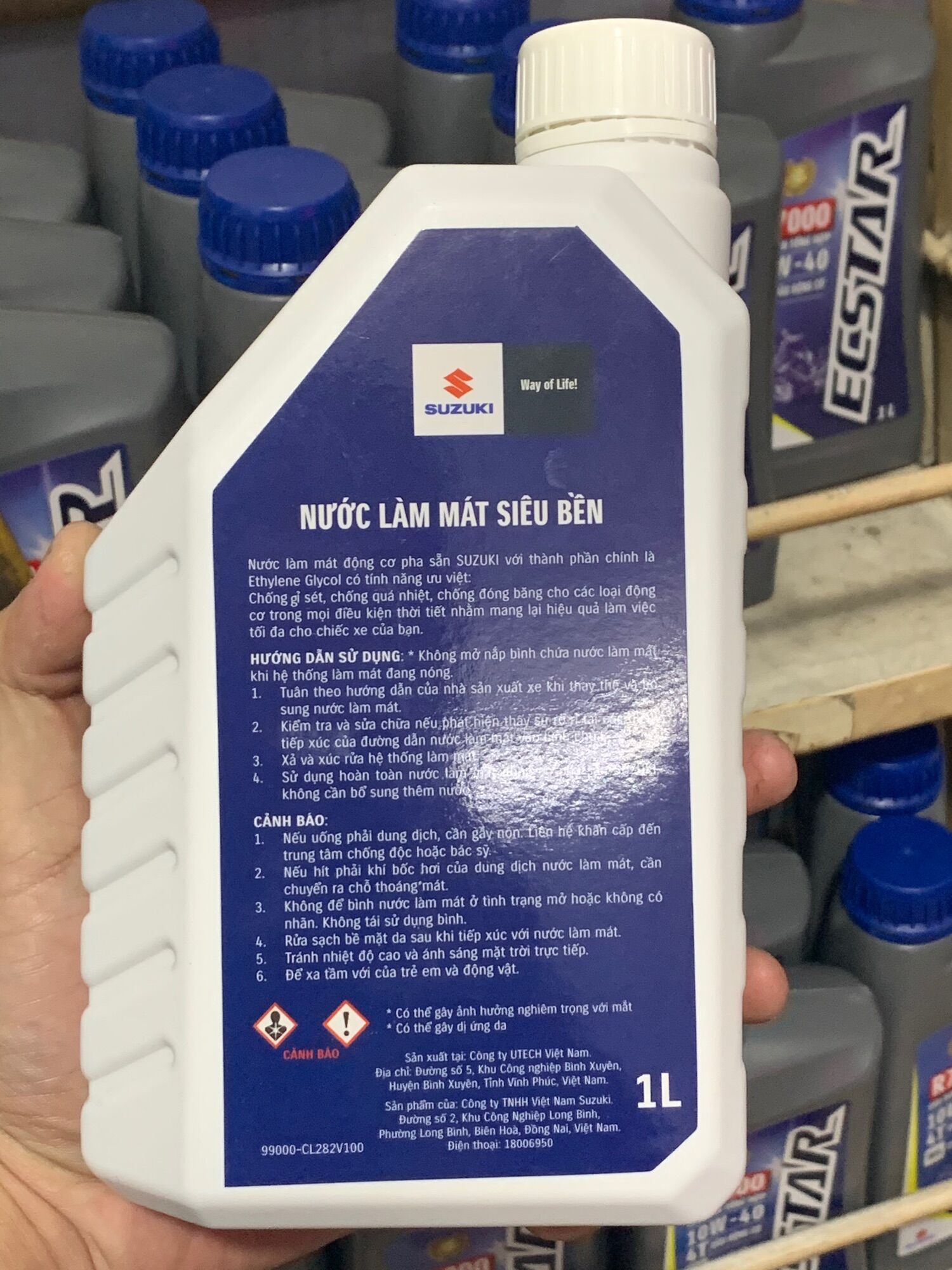Nước làm mát suzuki siêu bền chính hãng