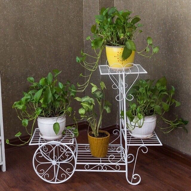 Kệ sắt trưng cây kiểng 4 tầng