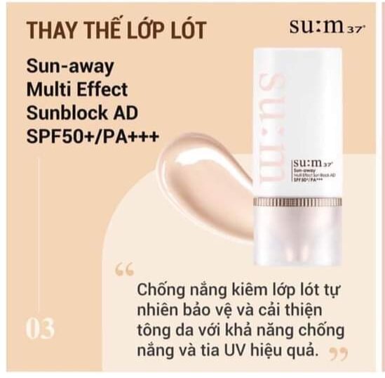 Sét kem chống nắng Su;m37 Multi