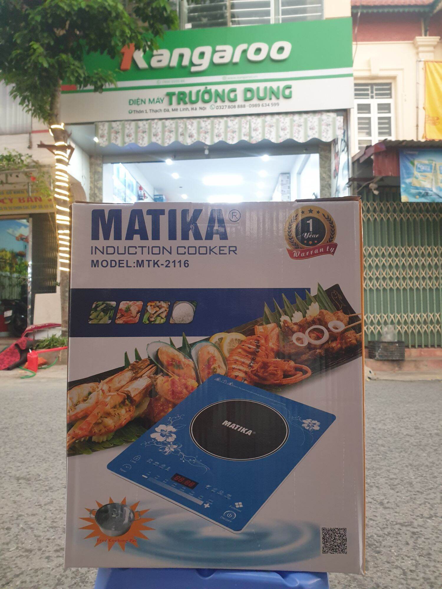 Bếp điện từ matika . mtk 2116