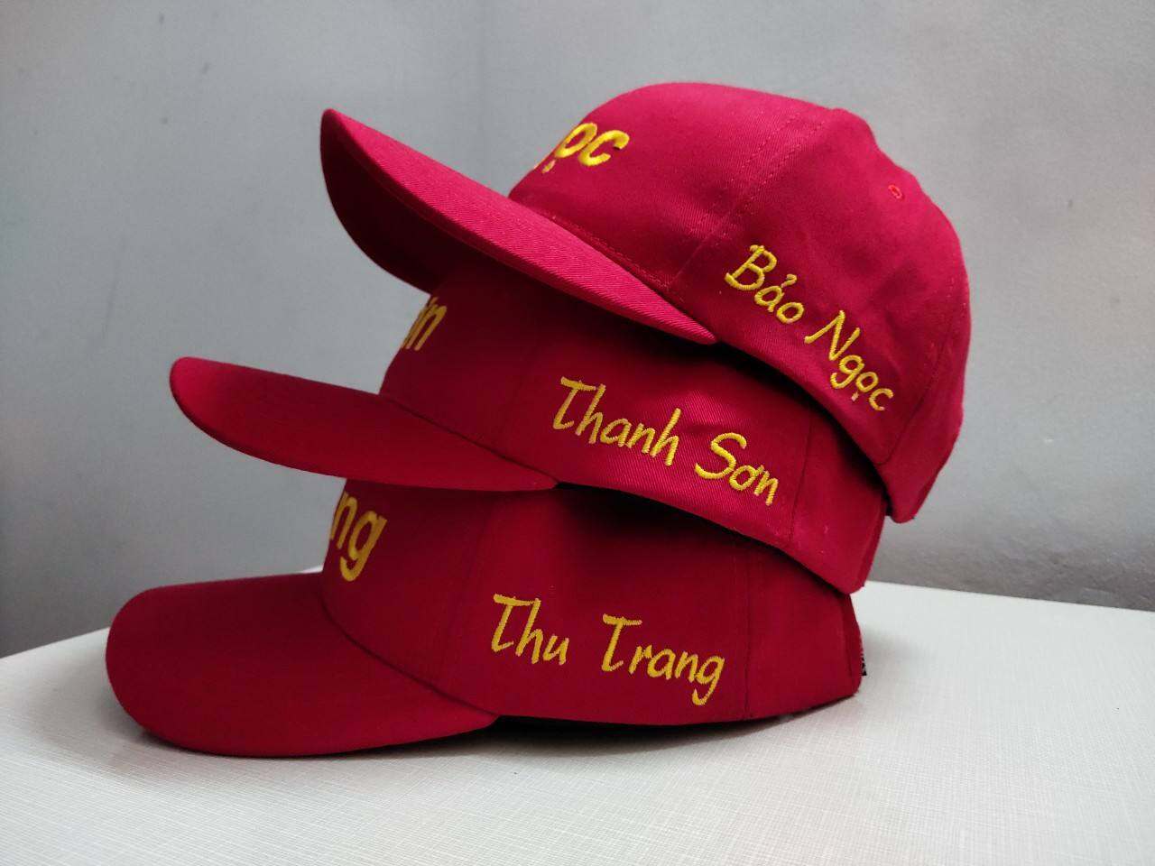 Nón Thêu Tên Thêu Chữ Thêu Logo Theo Yêu Cầu, Nón Lưỡi Trai, Mũ Lưỡi Trai, Nón Kết Nam Nữ Đẹp Thời Trang