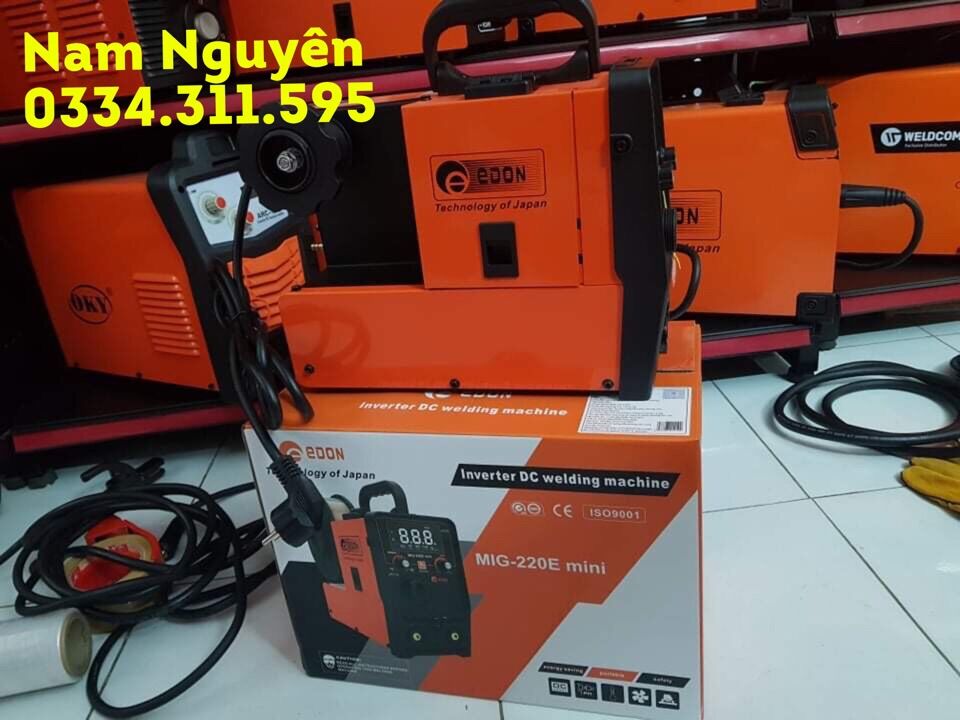 Máy hàn Mig mini 220E Edon đa năng mẫu mới 2022