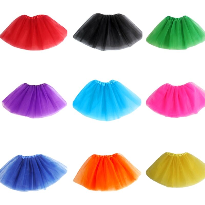 Cô Gái Đàn Hồi Múa Ba Lê Dancewear Tutus Mini Váy Cho Bữa Tiệc Sinh Nhật Khiêu Vũ 3 Lớp Vải Tuyn Tutu Váy Cho Trẻ Em Công Chúa 2-8y Cô Gái