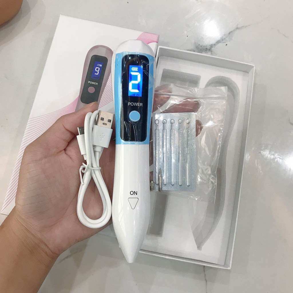 Máy Đốt Nốt Ruồi, Mụn Thịt 9 Cấp Độ Cao Cấp ,Máy Đốt Nốt Ruồi Mini ( Phun xăm và Spa TMV )