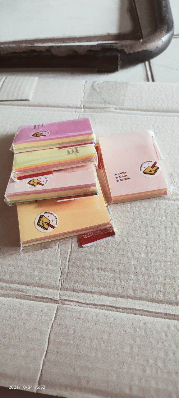 Giấy note dạ quang 3*2