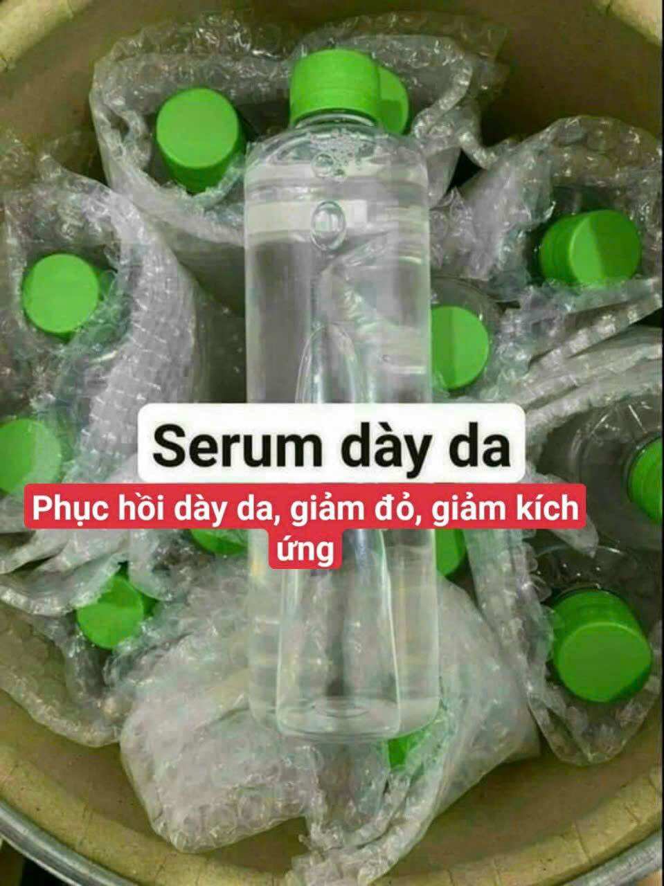 Sỉ 100ml serum dày da phục hồi da sau bong tách xâm lấn da mỏng yếu, giảm đỏ, giảm kích ứng da