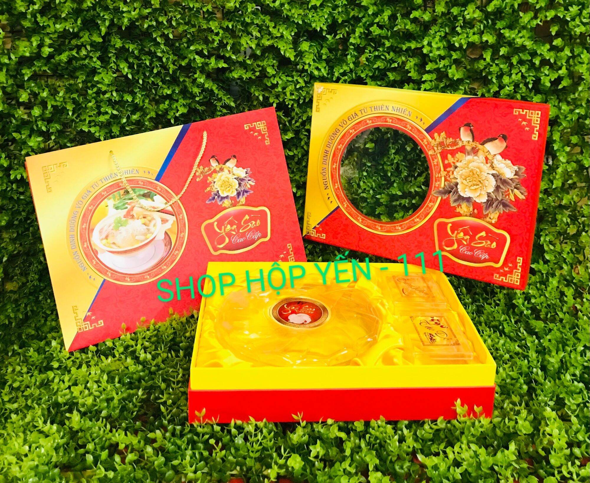 HỘP  ĐỰNG YẾN SÀO ( 2 khay đường  táo+ đường)