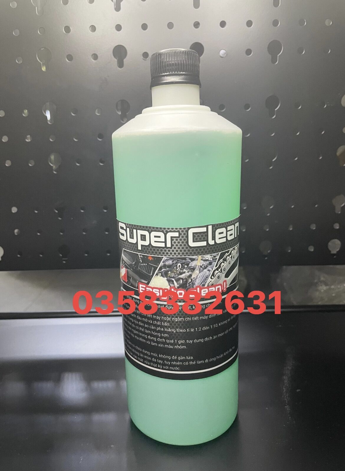Dung dịch tẩy rửa sườn dây diện, nhông sên đĩa, dầu nhớt super.