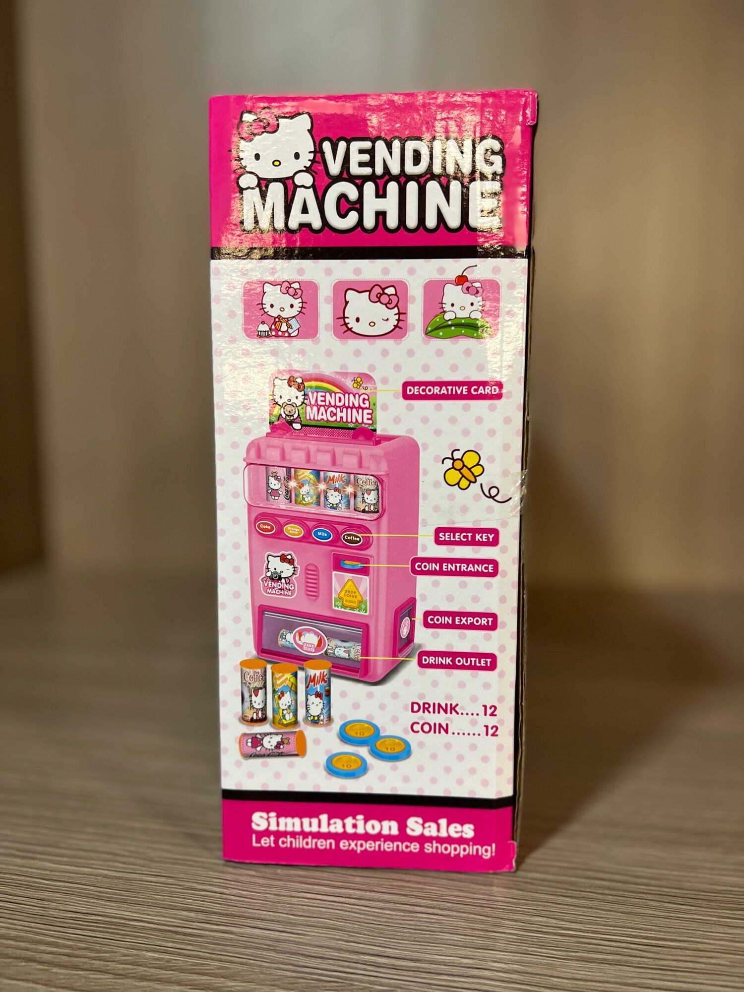 ĐỒ CHƠI MÁY BÁN NƯỚC TỰ ĐỘNG HELLO KITTY