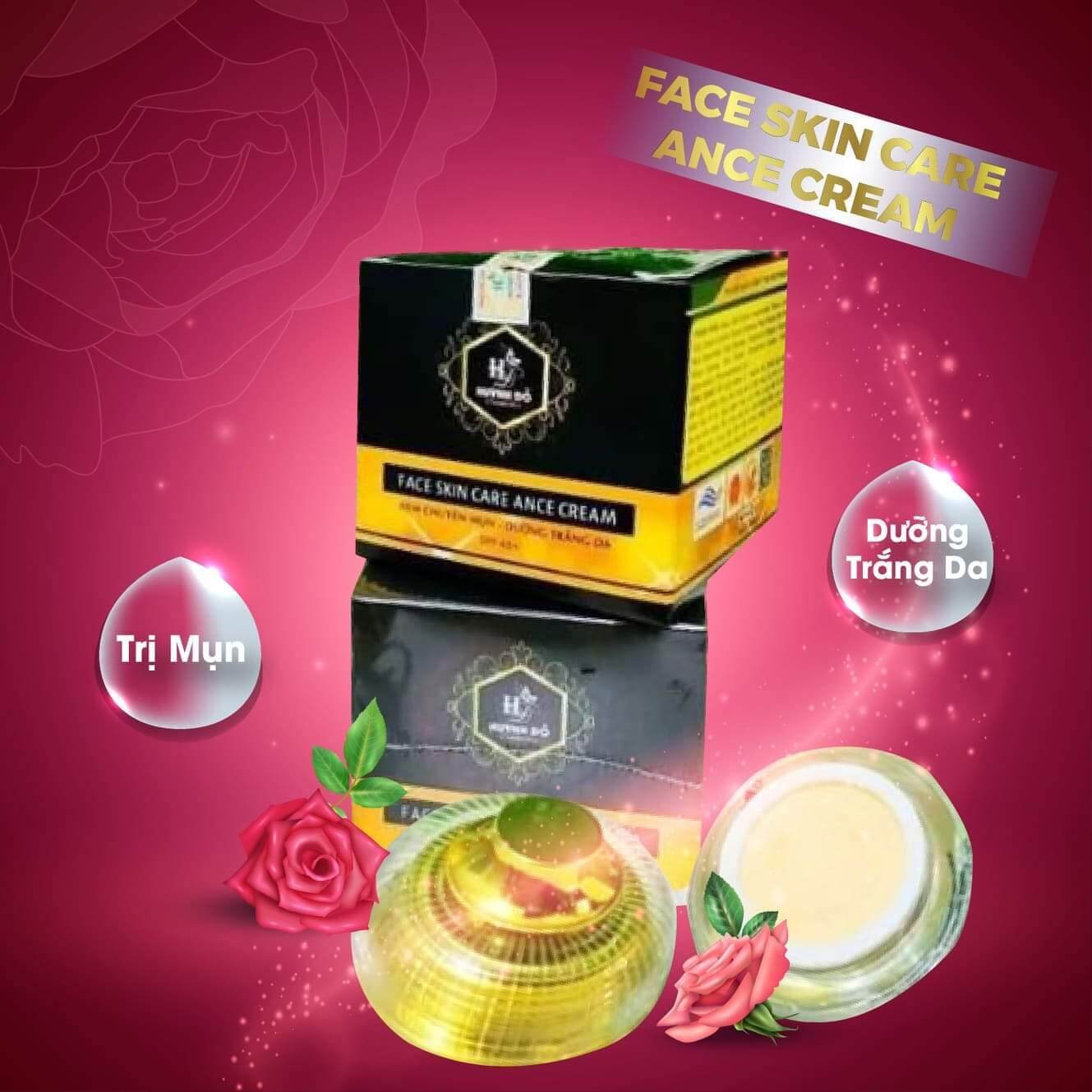 Sỉ 2 hộp face mụn huỳnh đổ