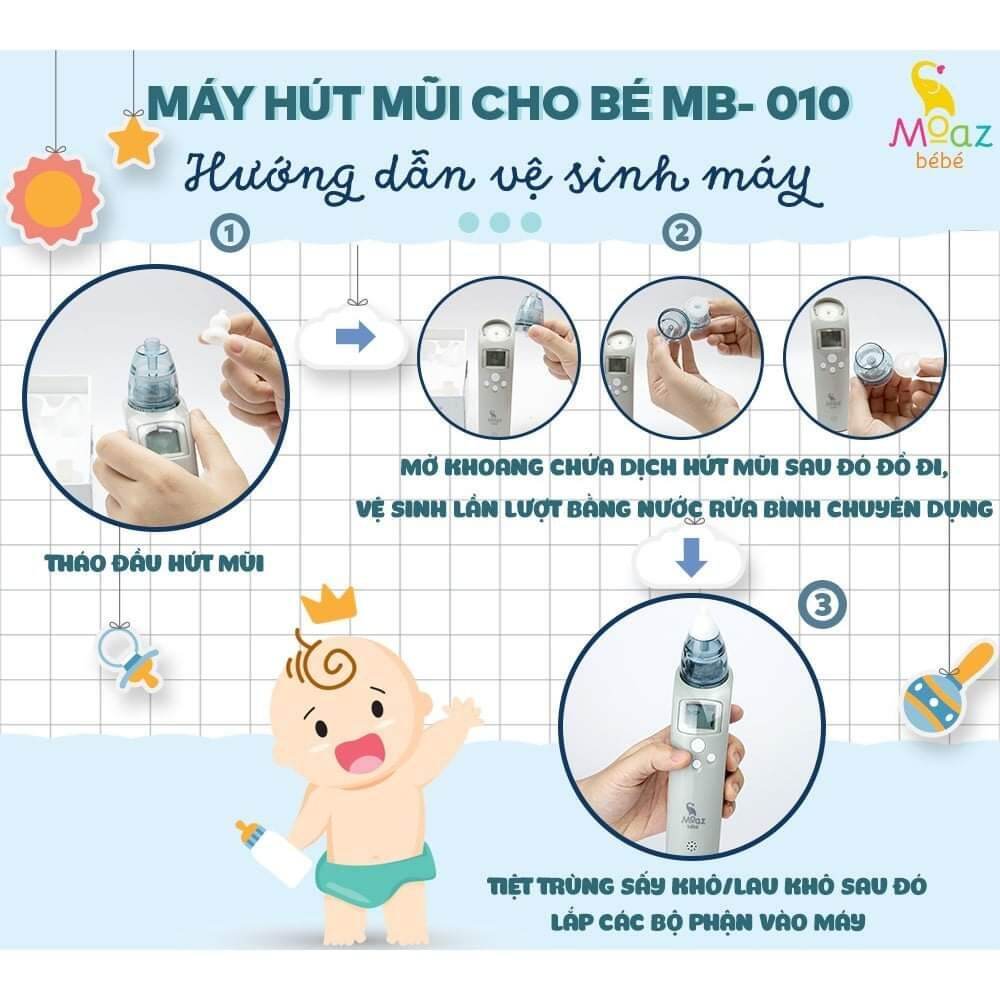 {CHÍNH HÃNG} - Máy hút mũi Moaz BéBé MB010