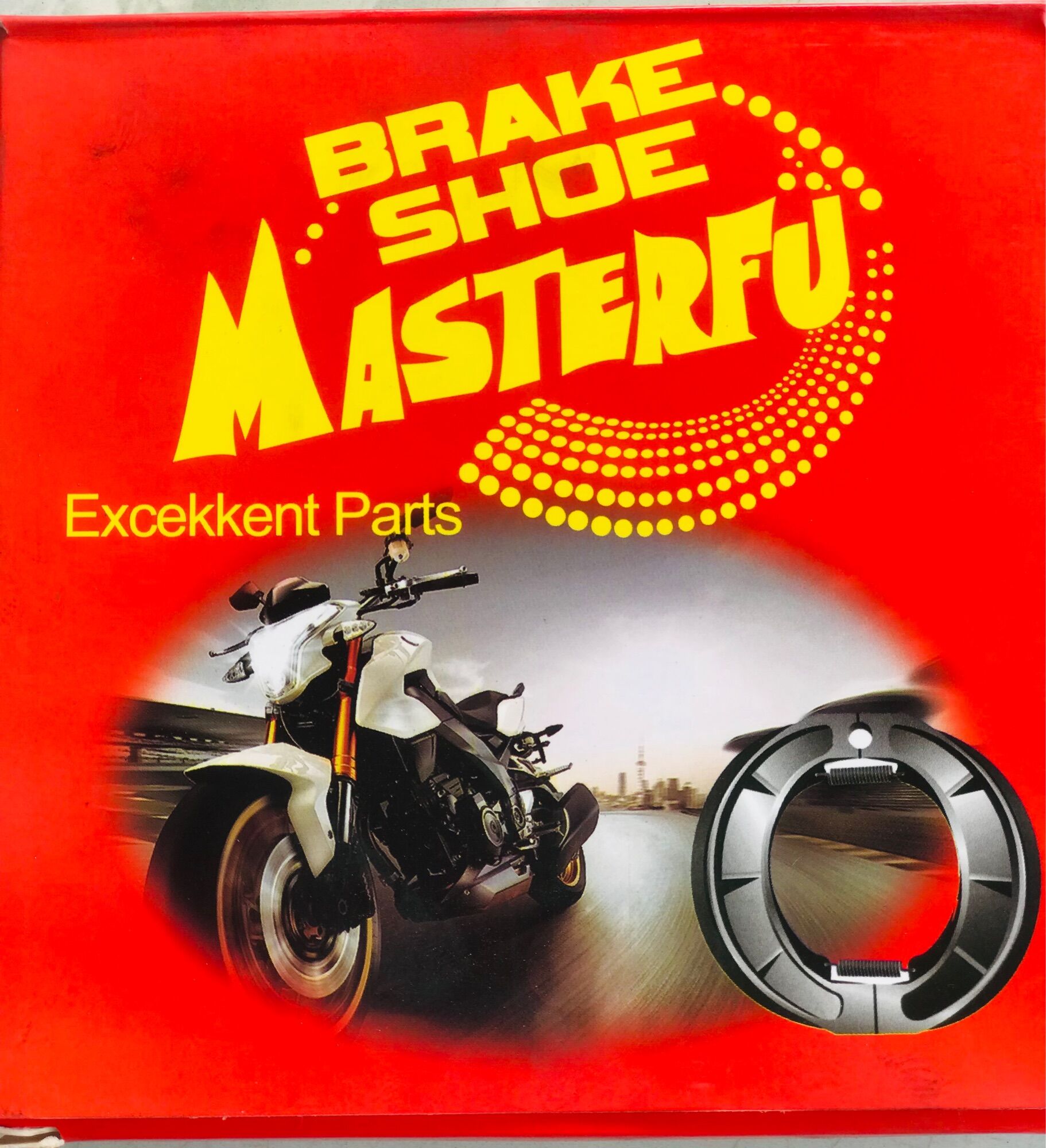 Má phanh xe ga BRAKE SHOE/Honda/Suzuki/SYM