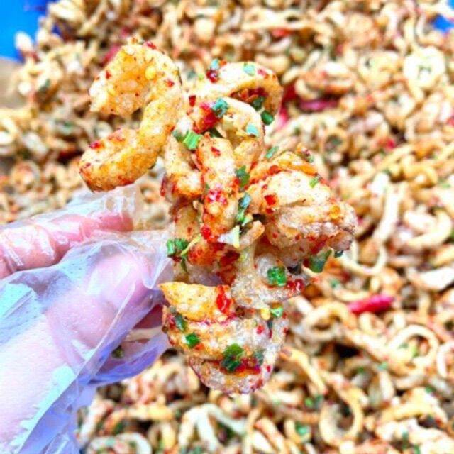 1 hộp da heo mắm hành 80gr