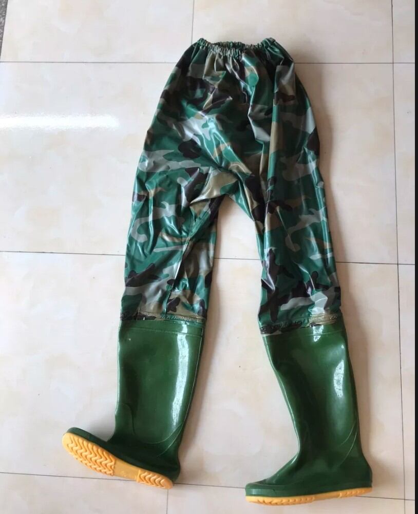 Ủng quần, ủng liền quần lội nước Quân Mã size 35_43, đế vàng cứng màu rằn ri, ủng bảo hộ lao động,ủng cao su lội nước.