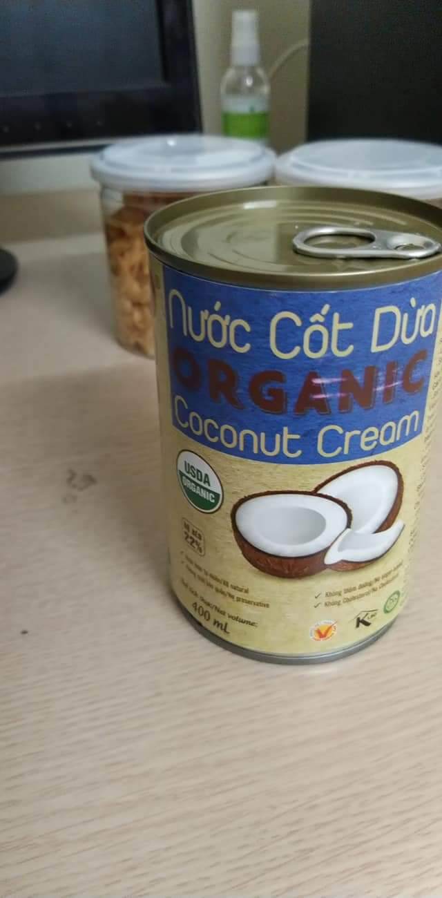 Nước cốt dừa Organic 400ml