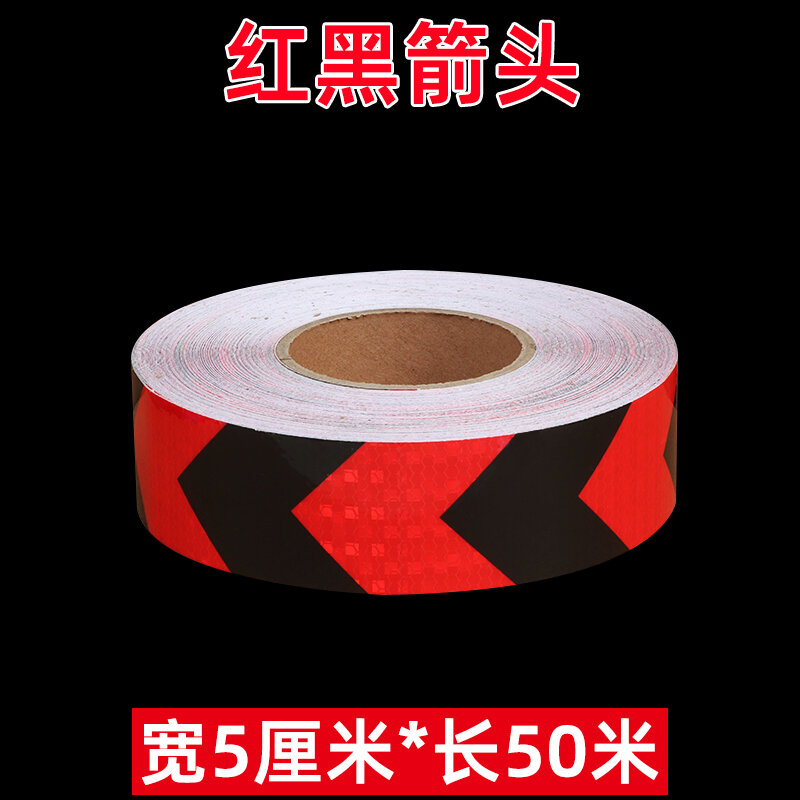 Miếng dán phản quang mũi tên 5 cm tem biển cảnh báo xe chính hãng tem phản quang chống va chạm ban đêm xe điện dạ quang
