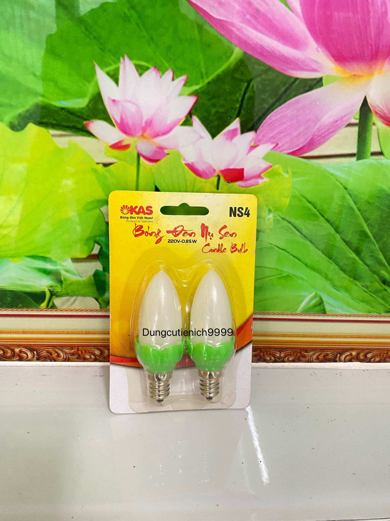 Bóng đèn cà na LED nụ sen OKAS NS 4 màu
