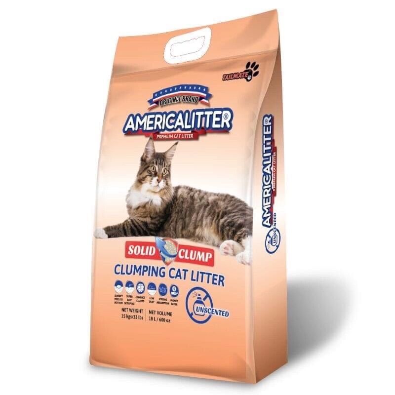 Cát vệ sinh America Litter bao 10L siêu vón, không bụi