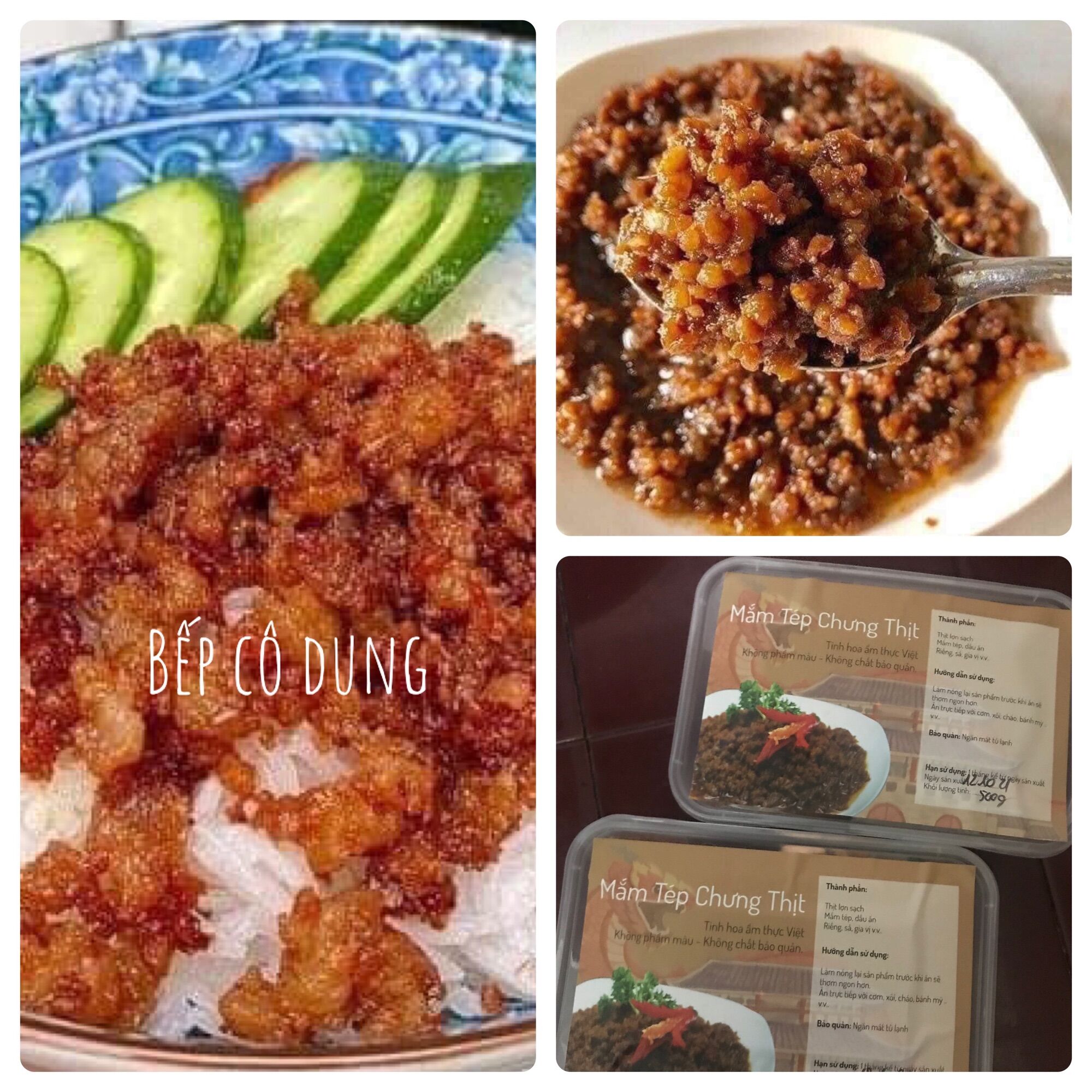 Thịt chưng mắm tép 1kg