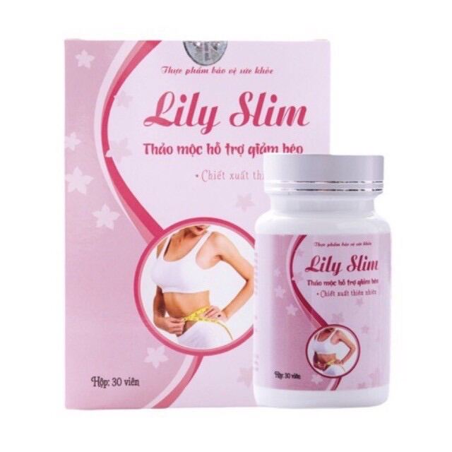 Giảm cân Lily Slim - Viên uống hỗ trợ giảm cân từ 3-10kg an toàn, không tác dụng phụ