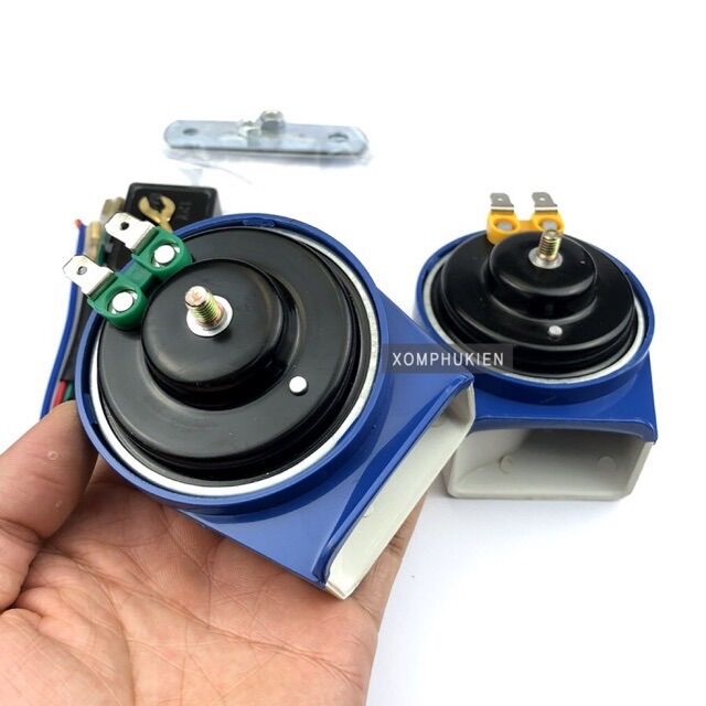 [HCM]Bộ 2 Còi Ngân Gắn ô Tô Xe Máy [ 1 Đôi  ]