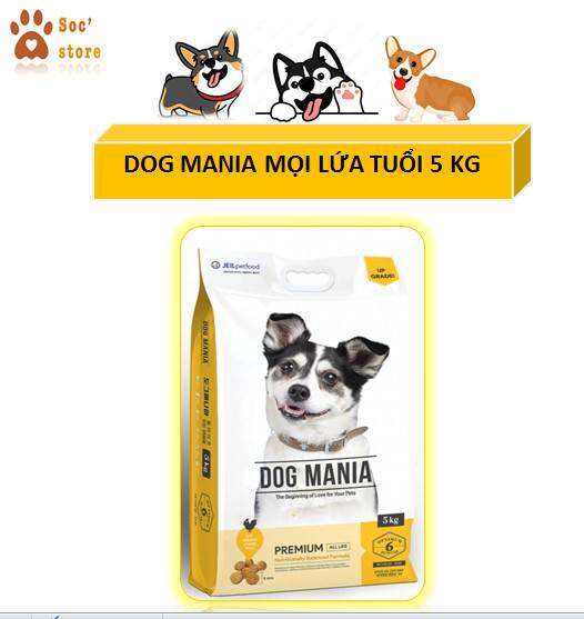 Dog mania premium - Thức ăn cho chó mọi lứa tuổi 5kg