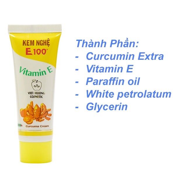 Kem Nghệ E100 Mờ Thâm Ngăn Ngừa Mụn