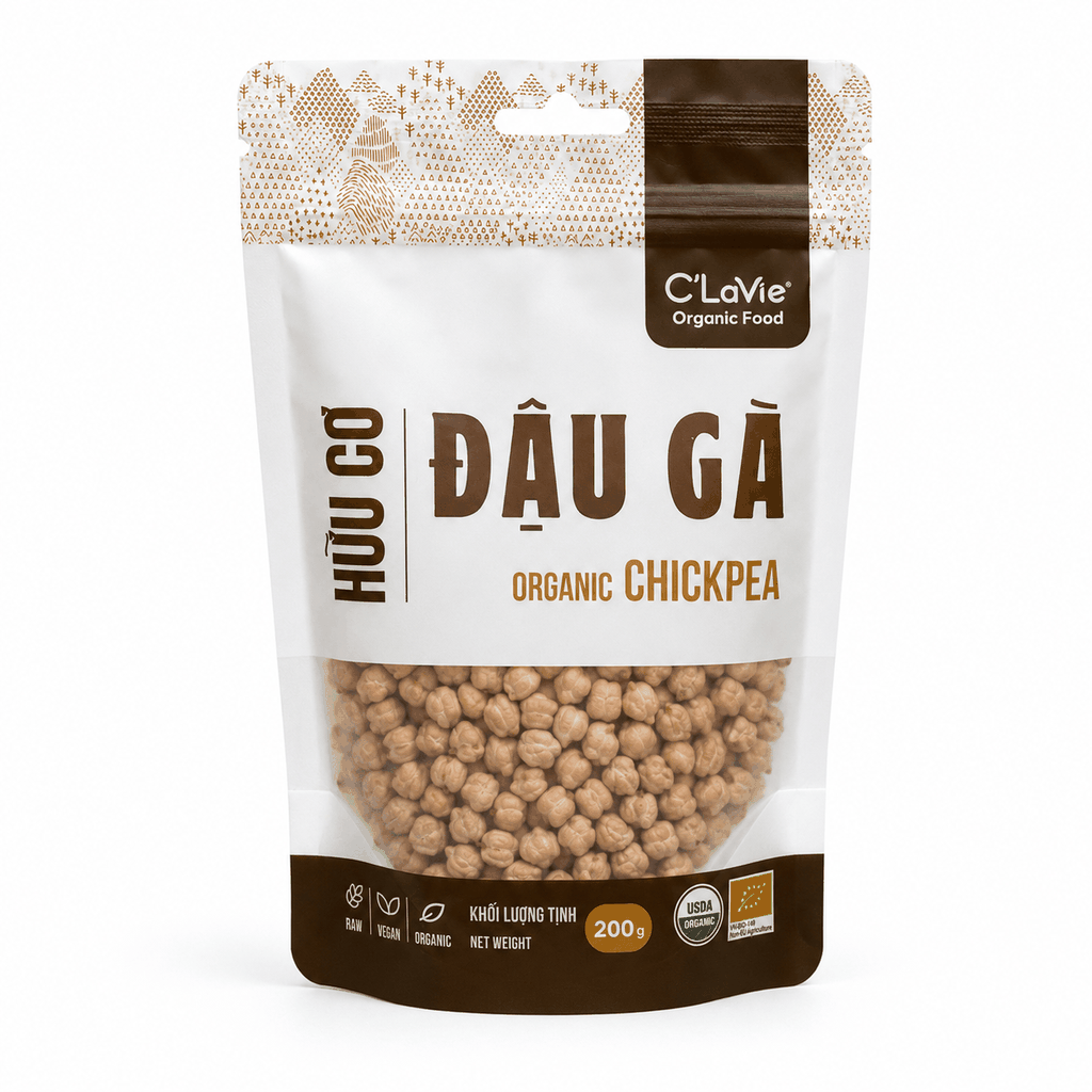 Đậu gà hữu cơ C'lavie gói 200g