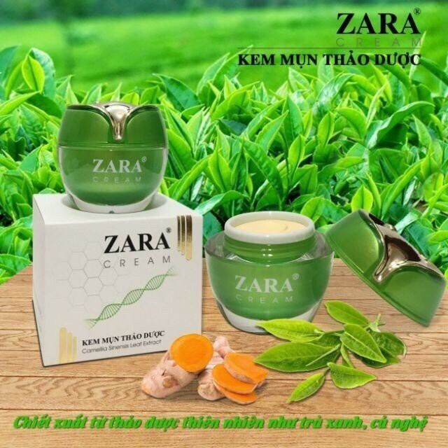 [HCM]Kem Mụn Thảo Dược Zara 12g