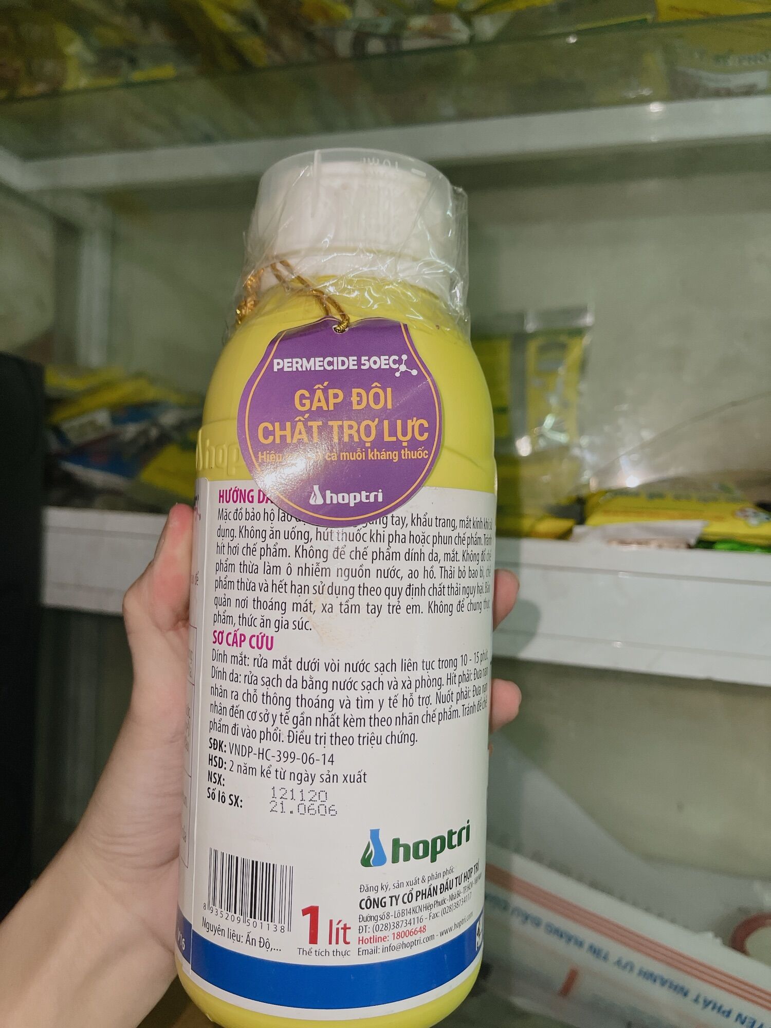 Thuốc diệt muỗi PERMECIDE 50EC chai 1000ml