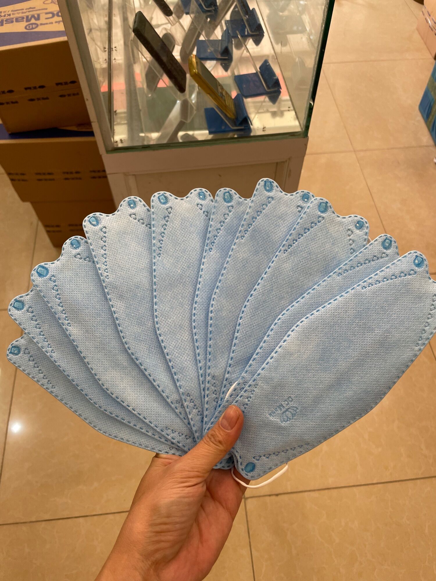 Combo 50 chiếc khẩu trang kf 94 hiệu dc các màu