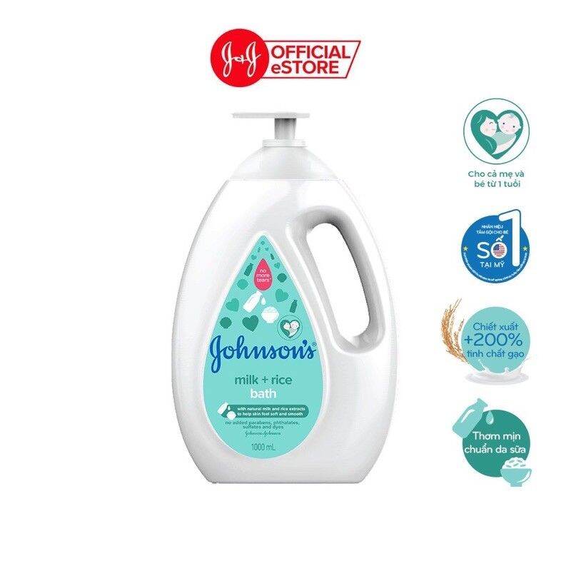 Sữa tắm  cho bé Johnson's baby 1000ml