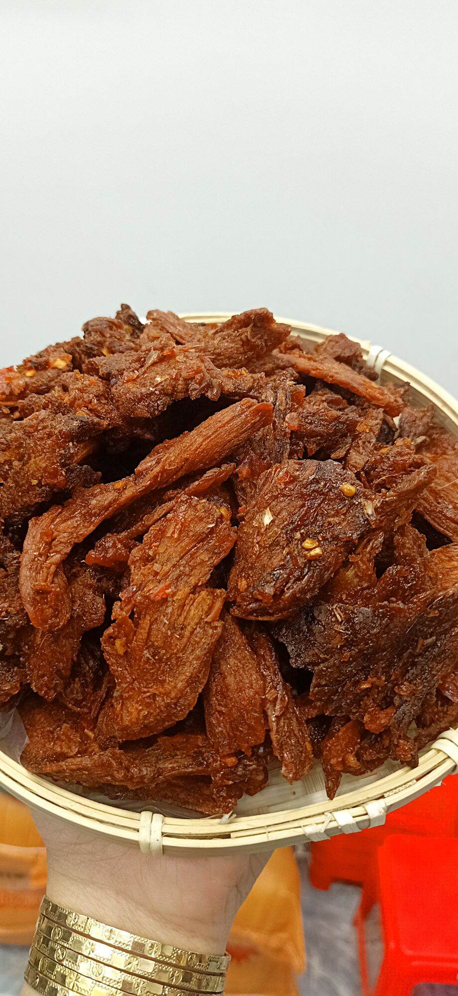 Khô Bò Vụn Giòn Lớn Cay Ngon hàng nhà làm