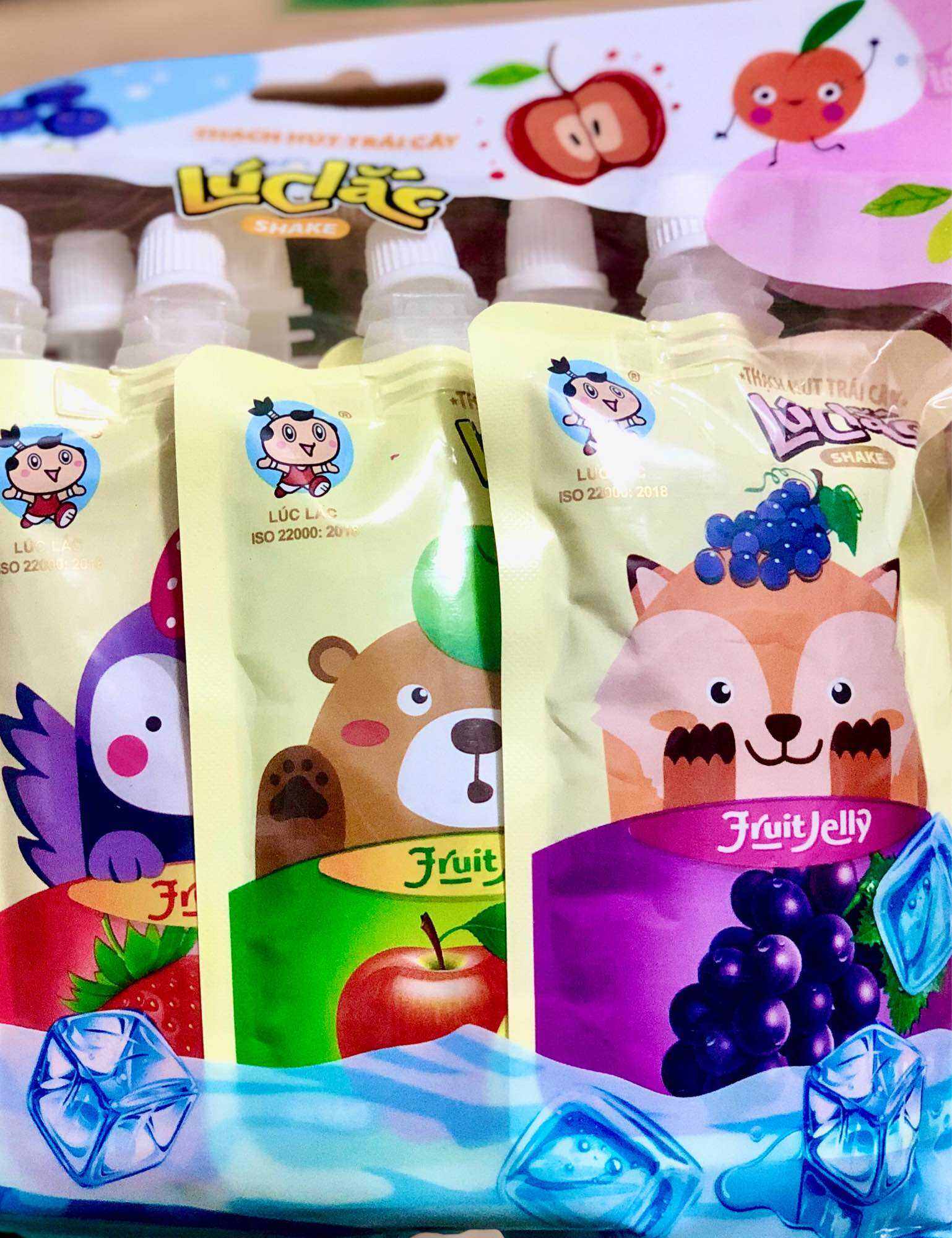Thạch trái cây Lúc Lắc Việt Thái 10gói/túi (80ml)