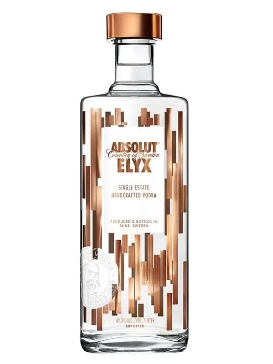 Vỏ Chai Absolut Elyx Thụy Điển Thủy Tinh Cao Cấp.