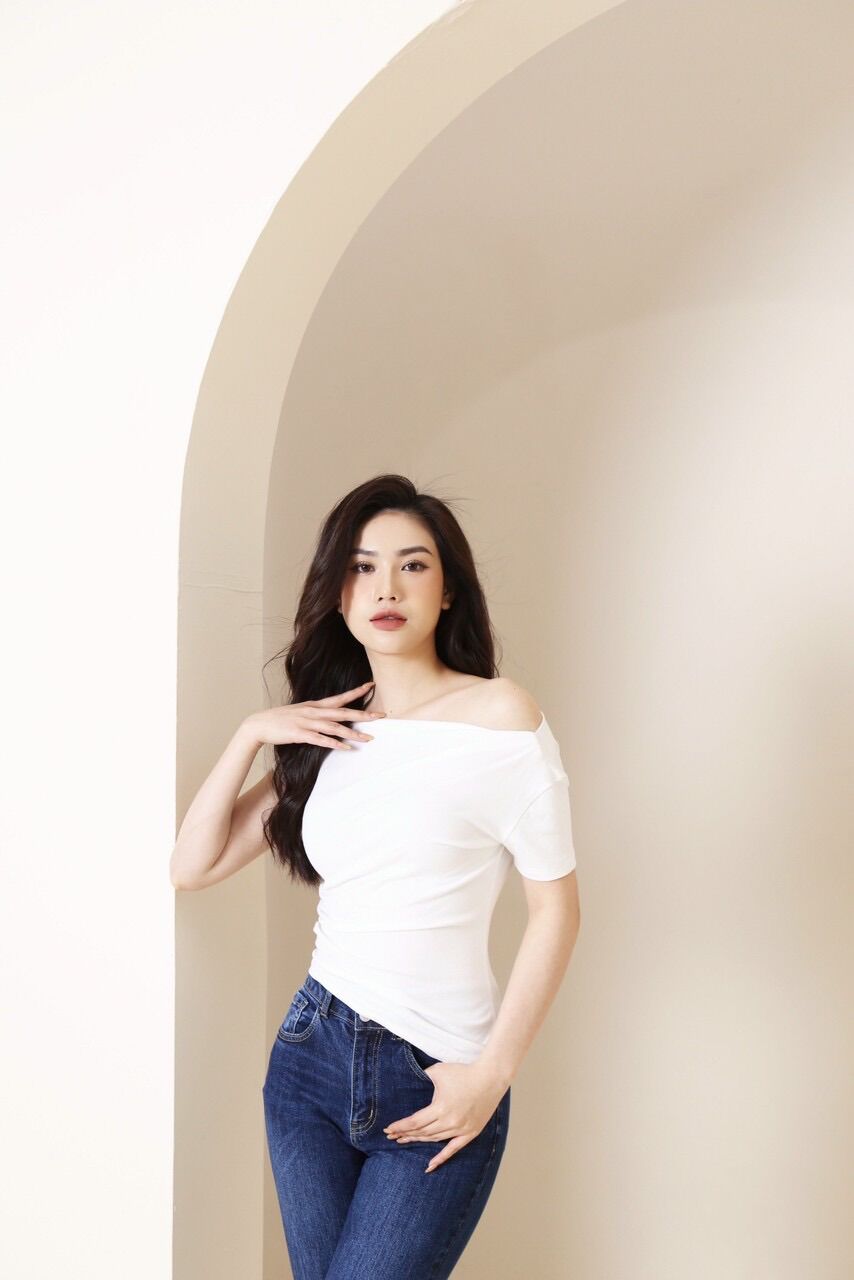 Áo Lệch Vai Quý Cô CT JEAN