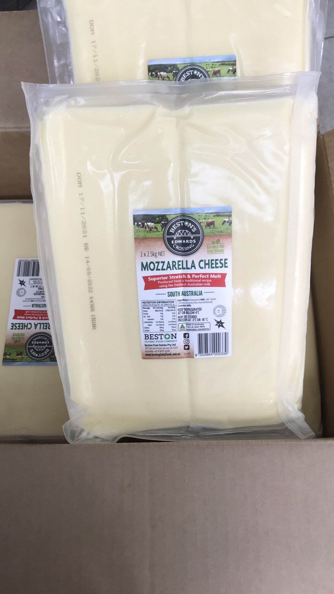 1kg Phô mai mozzarella thơm ngon