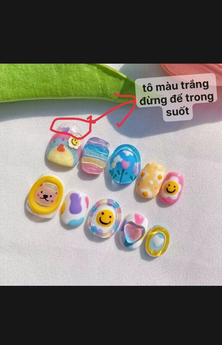 Combo nail của khách