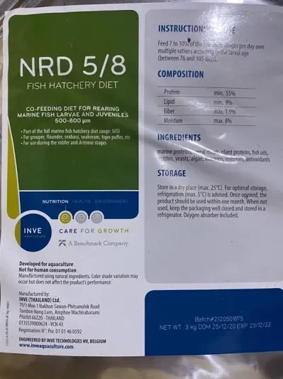 Gói 50g cám thái nrd inve 5/8 lẻ - phuoclocaquarium