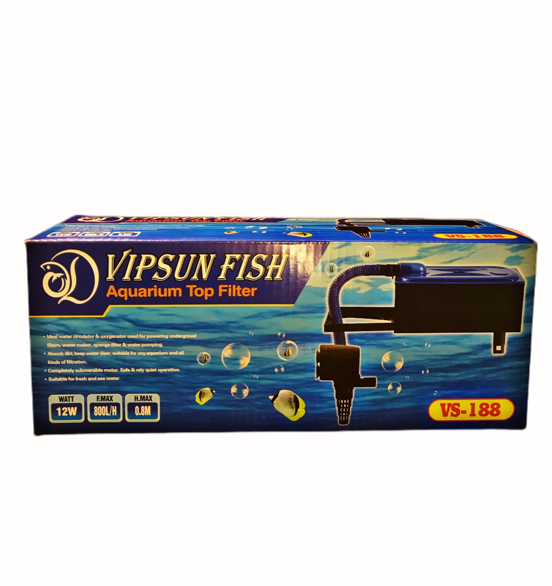 Máy Bơm Lọc Máng Hồ Cá Vipsun VS 188 - 288 - 388