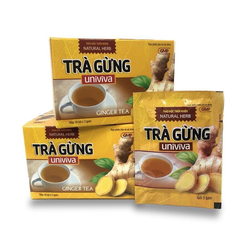 Trà gừng univiva hộp 10 gói giá tốt