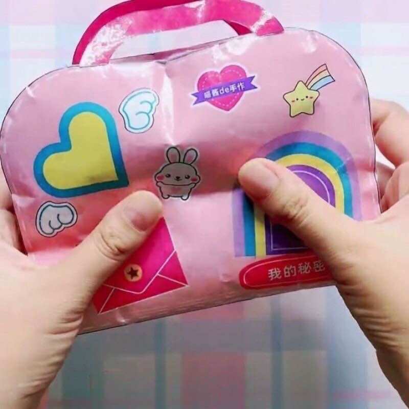 Squishy Túi quà dễ thương của búp bê giấy