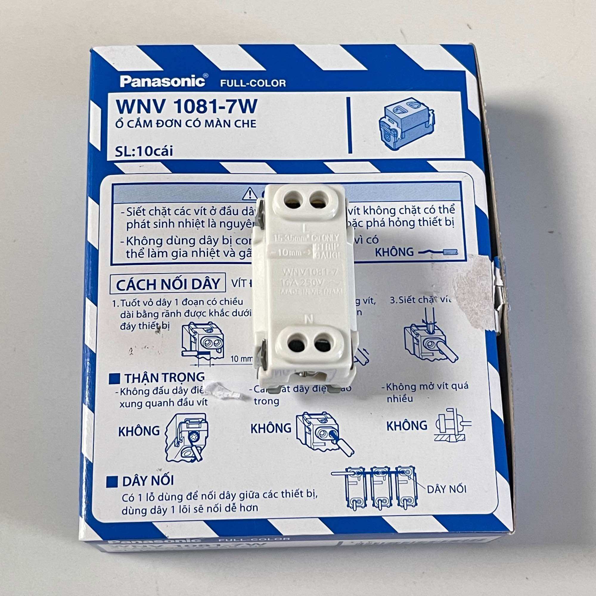 Ổ CẮM PANASONIC FULL COLLOR WNV 1081-7W
