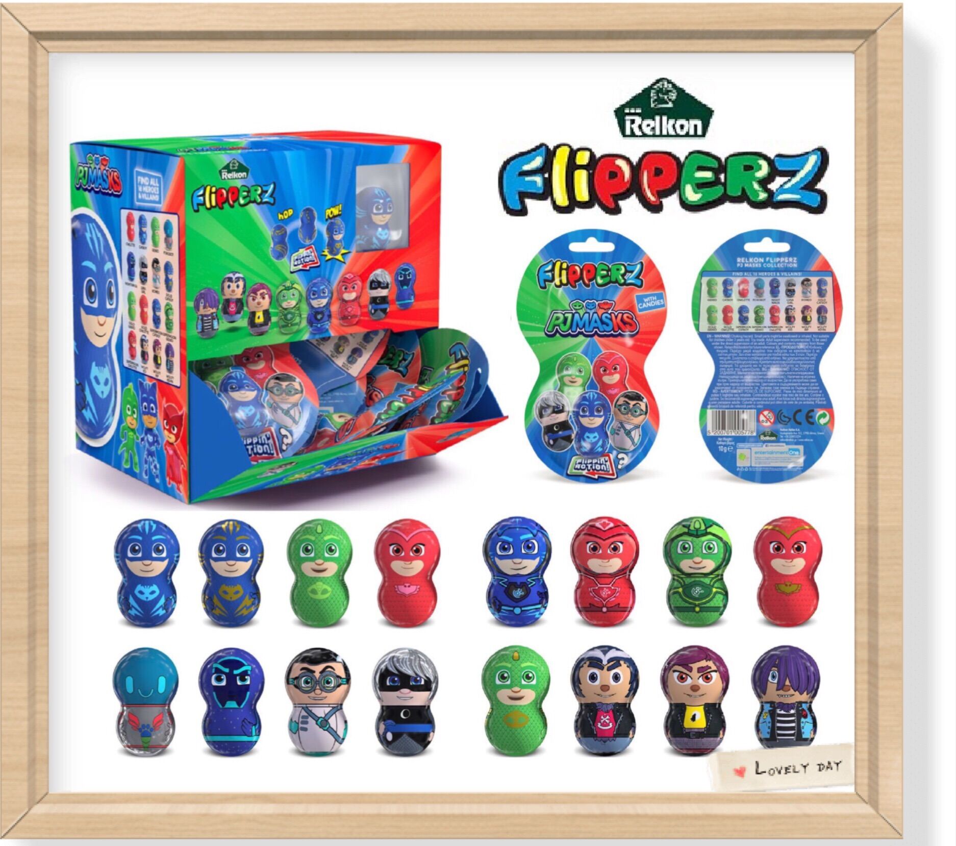Kẹo Đồ Chơi Lật Đật Hello Kitty Pony Flipperz