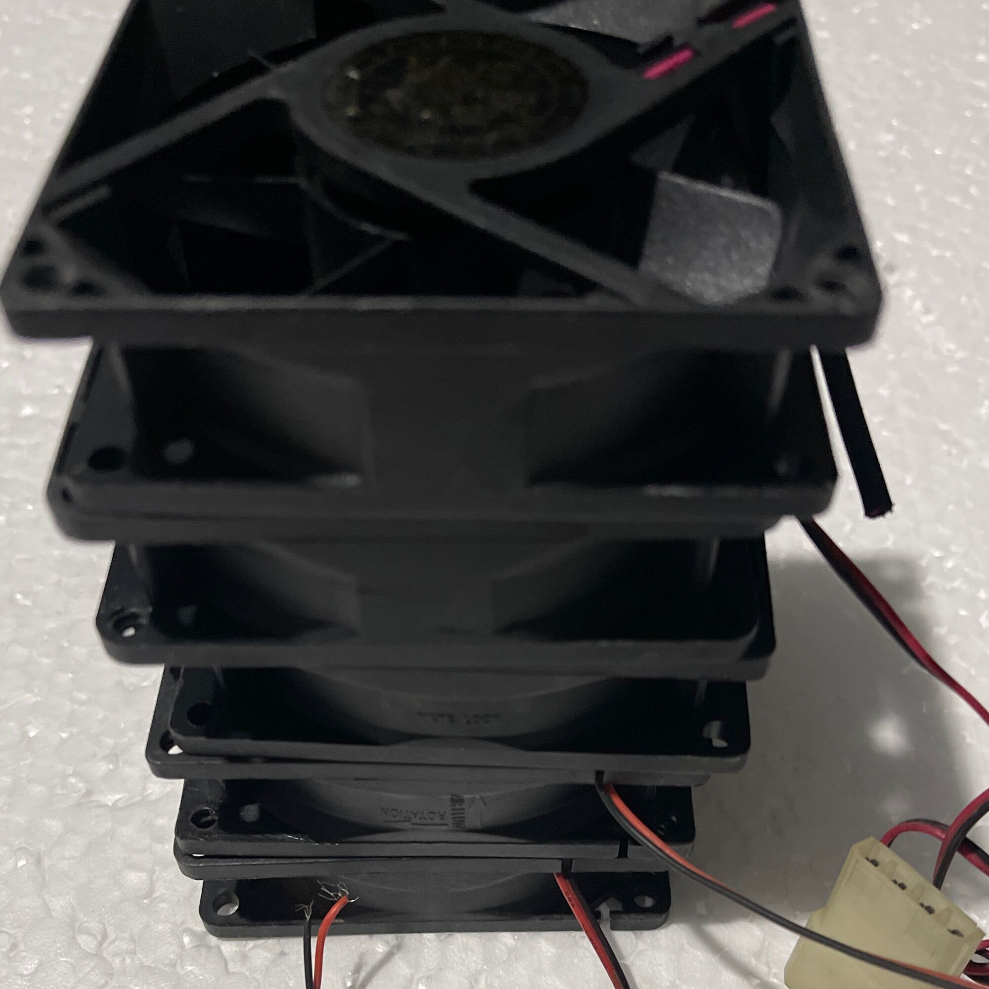 Combo 5 quạt fan 8 12v 2 mặt vuông