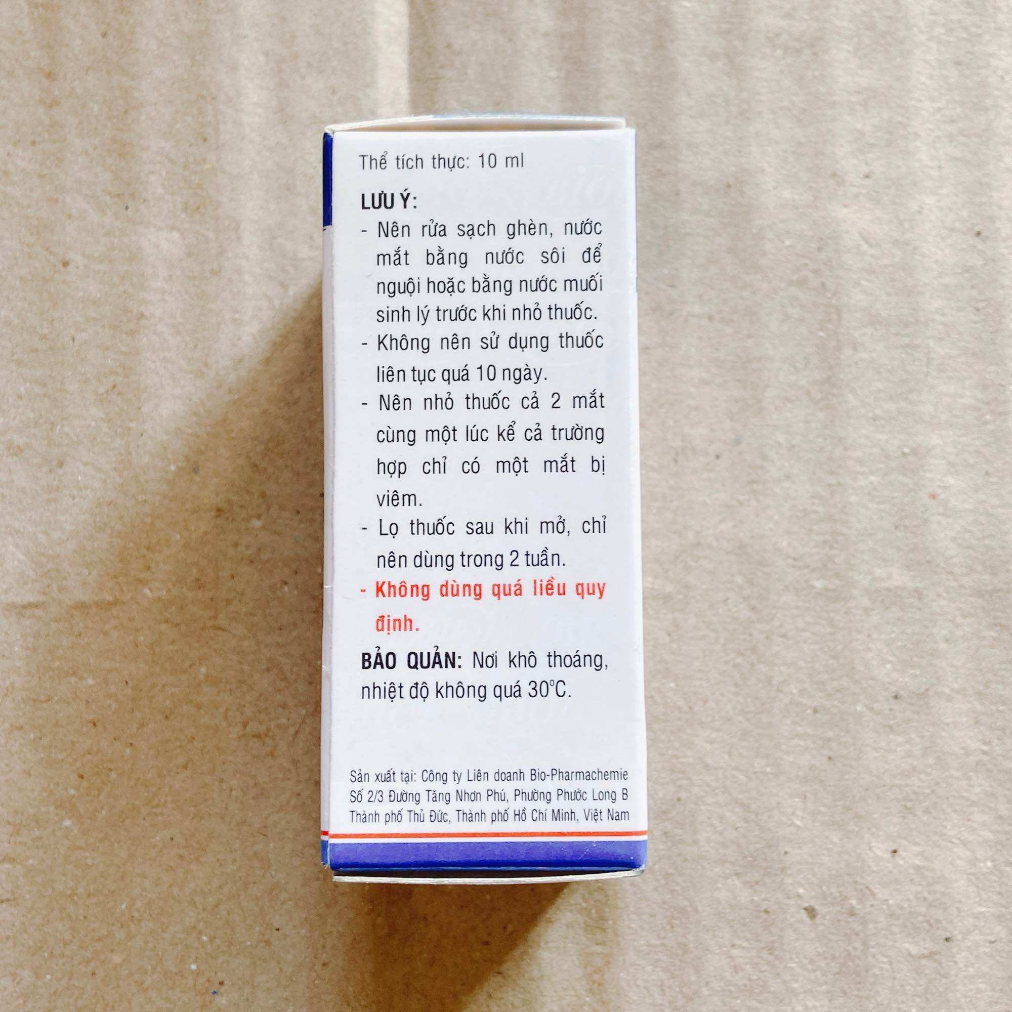 Bio Gentadrop thuốc nhỏ mắt trị đỏ mắt, chảy nước mắt thú cưng