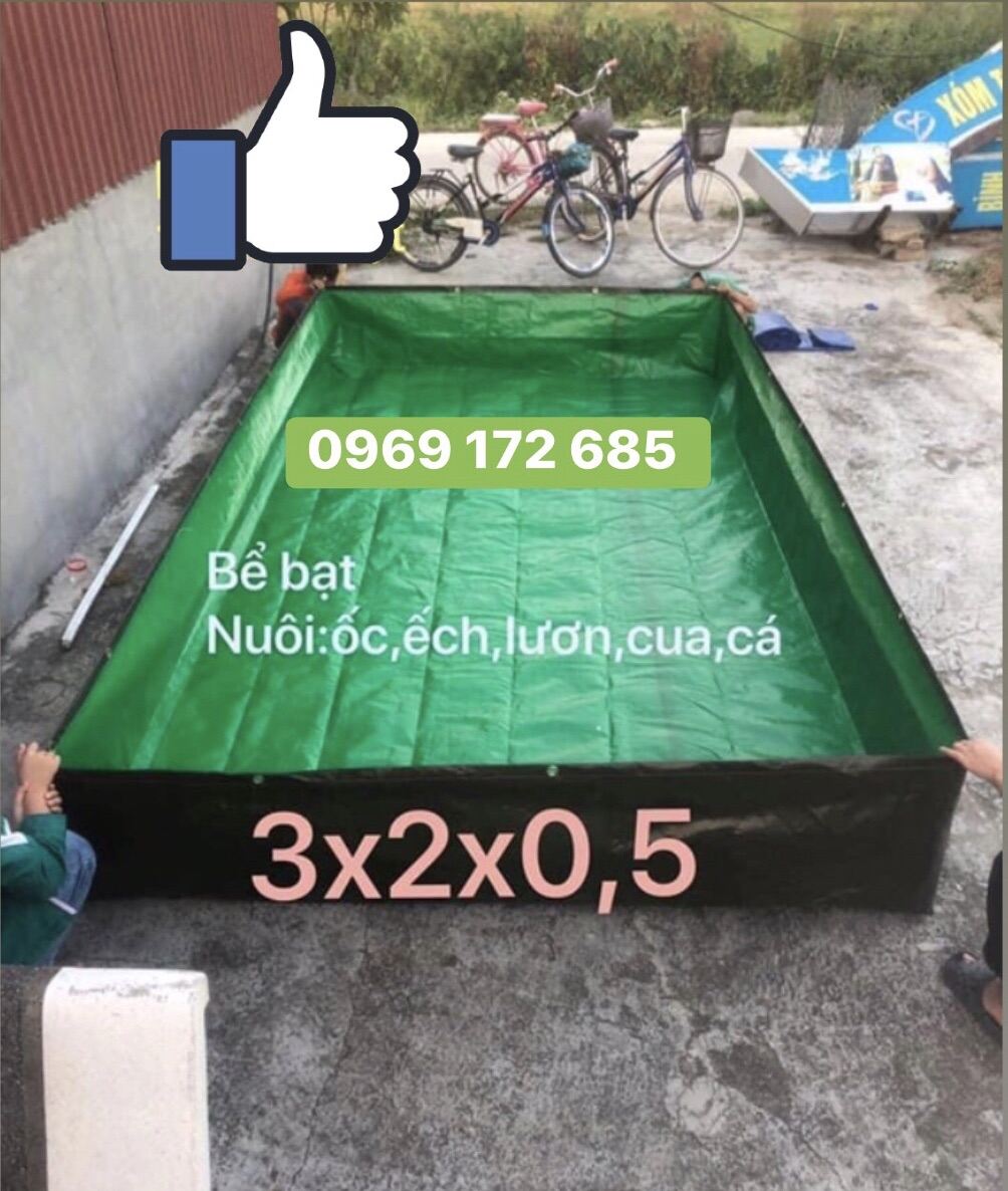 Bể bạt nuôi ốc ếch lươn tôm cua cá ( LOẠI SỊN ) - Tặng van xả nước... Bấm mua để chọn kích thước